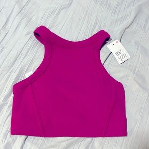 Lululemon - ribbed Nulu high neck, yoga bra